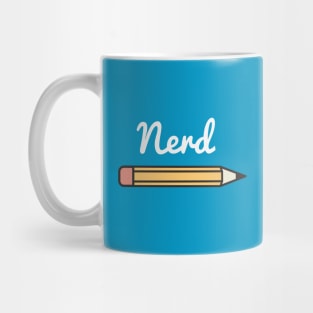 Nerd Pencil Writer T-Shirt Mug